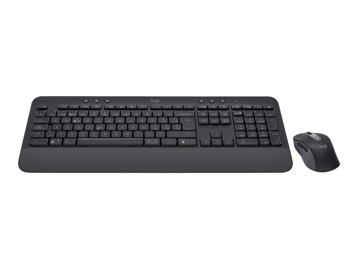 Logitech Signature MK650 for Business - Tastatur-und-Maus-Set - kabellos - 2.4 GHz, Bluetooth LE - AZERTY - Belgien