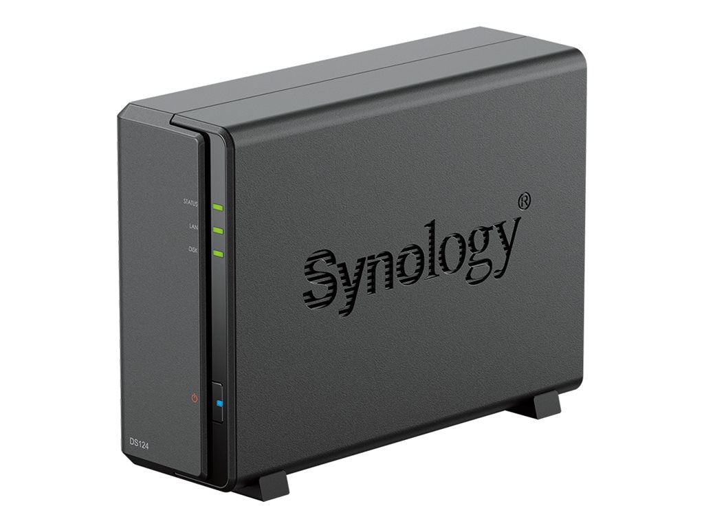 Synology Disk Station DS124 - NAS-Server - RAM 1 GB - Gigabit Ethernet - iSCSI Support