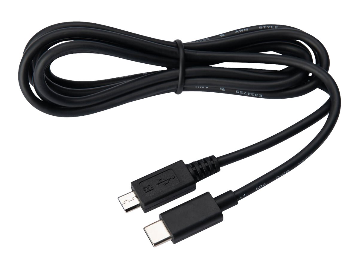 Jabra - USB-Kabel - 24 pin USB-C (M) zu Micro-USB Typ B (M) - 1.5 m - Schwarz