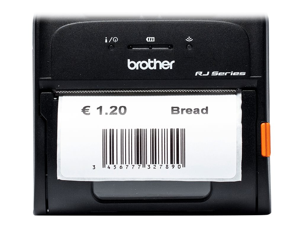 Brother - 76 x 44 mm 70 Etikett(en) (1 Rolle(n) x 70) Etikettenrolle (Packung mit 24) - fr RuggedJet RJ-3055WB