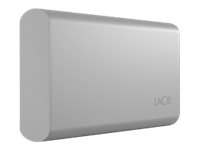 LaCie Portable SSD STKS500400 - SSD - 500 GB - extern (tragbar) - USB (USB-C Steckverbinder) - Moon Silver