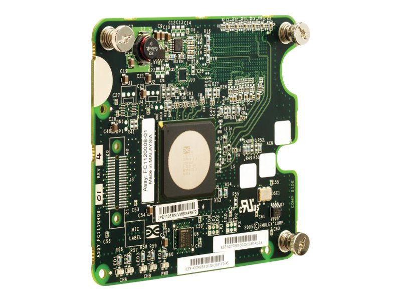 Emulex LPe1105-HP - Netzwerkadapter - PCIe - 4Gb Fibre Channel - 2 Anschlsse - fr ProLiant WS460c G6; StorageWorks Network Sto