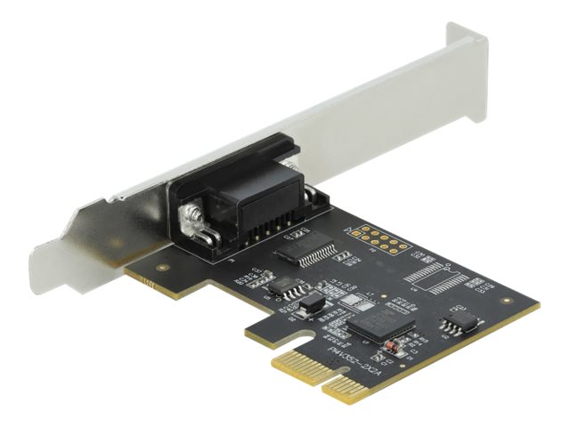 Delock PCI Express Card to 1 x Serial RS-232 - Serieller Adapter - PCIe 2.0 Low-Profile - RS-232 x 1 - Schwarz