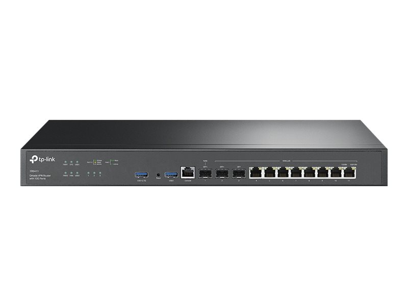 TP-Link Omada ER8411 V1 - - Router - - 10GbE - an Rack montierbar