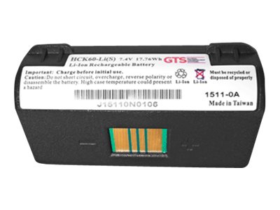 GTS HCK60-LI(S) - Handheld-Akku (gleichwertig mit: Intermec 318-015-001, Intermec 318-015-002) - Lithium-Ionen - 2600 mAh - fr 