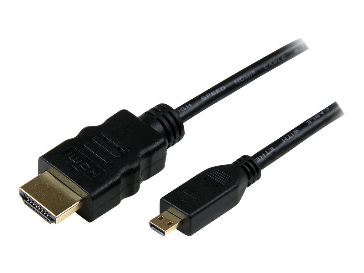 StarTech.com High-Speed-HDMI-Kabel mit Ethernet - HDMI a auf HDMI-Micro d 3m Adapterkabel (Stecker/Stecker) - HDMI-Kabel mit Eth