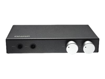 QNAP OceanKTV Audio Box KAB-001 - Soundkarte - USB - für QNAP HS-453, TBS-453DX M.2, TS-230, 251, 253, 453, 473, 653, 853, TVS-4