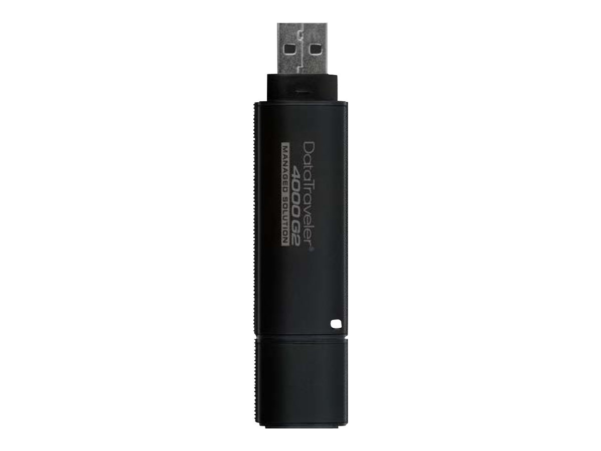 Kingston DataTraveler 4000 G2 Management Ready - USB-Flash-Laufwerk - verschlsselt - 64 GB - USB 3.0 - FIPS 140-2 Level 3