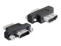Delock - HDMI Kupplung - HDMI weiblich zu HDMI weiblich - 180 drehbarer Stecker
