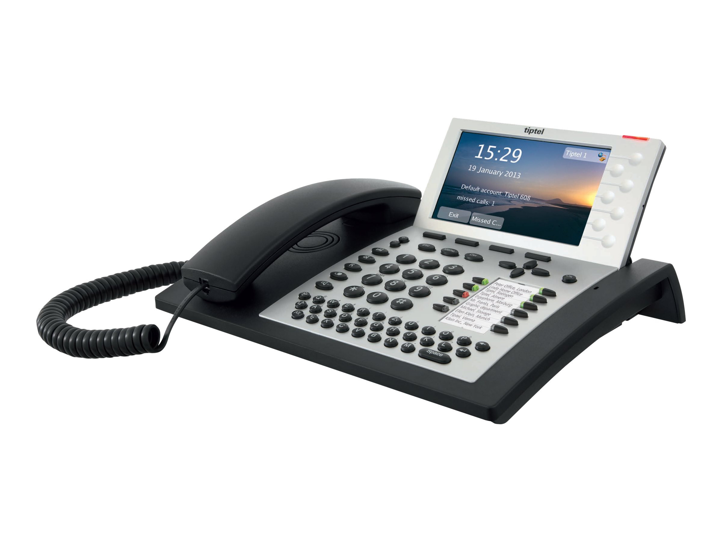Tiptel 3130 - VoIP-Telefon - dreiweg Anruffunktion - SIP, RTCP, SRTP