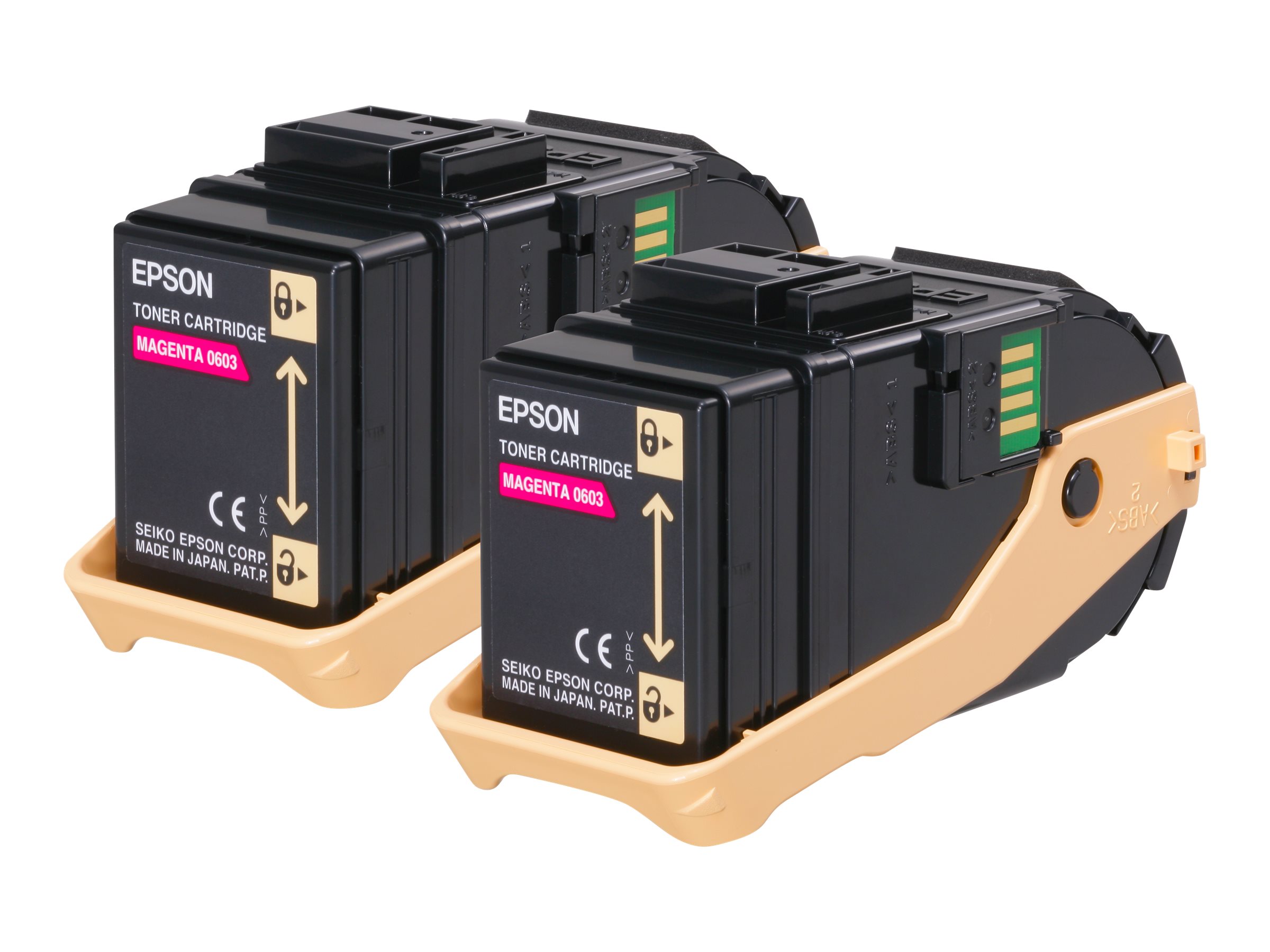 Epson Double Pack - 2er-Pack - Magenta - original - Tonerpatrone - fr Epson AL-C9500DN; AcuLaser C9300D2TN, C9300D3TNC, C9300DN