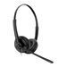 Yealink YHS34 Dual - Headset - On-Ear - kabelgebunden - Quick Disconnect - Schwarz