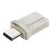 Transcend JetFlash 890 - USB-Flash-Laufwerk - 128 GB - USB 3.1 Gen 1 / USB-C - Silber