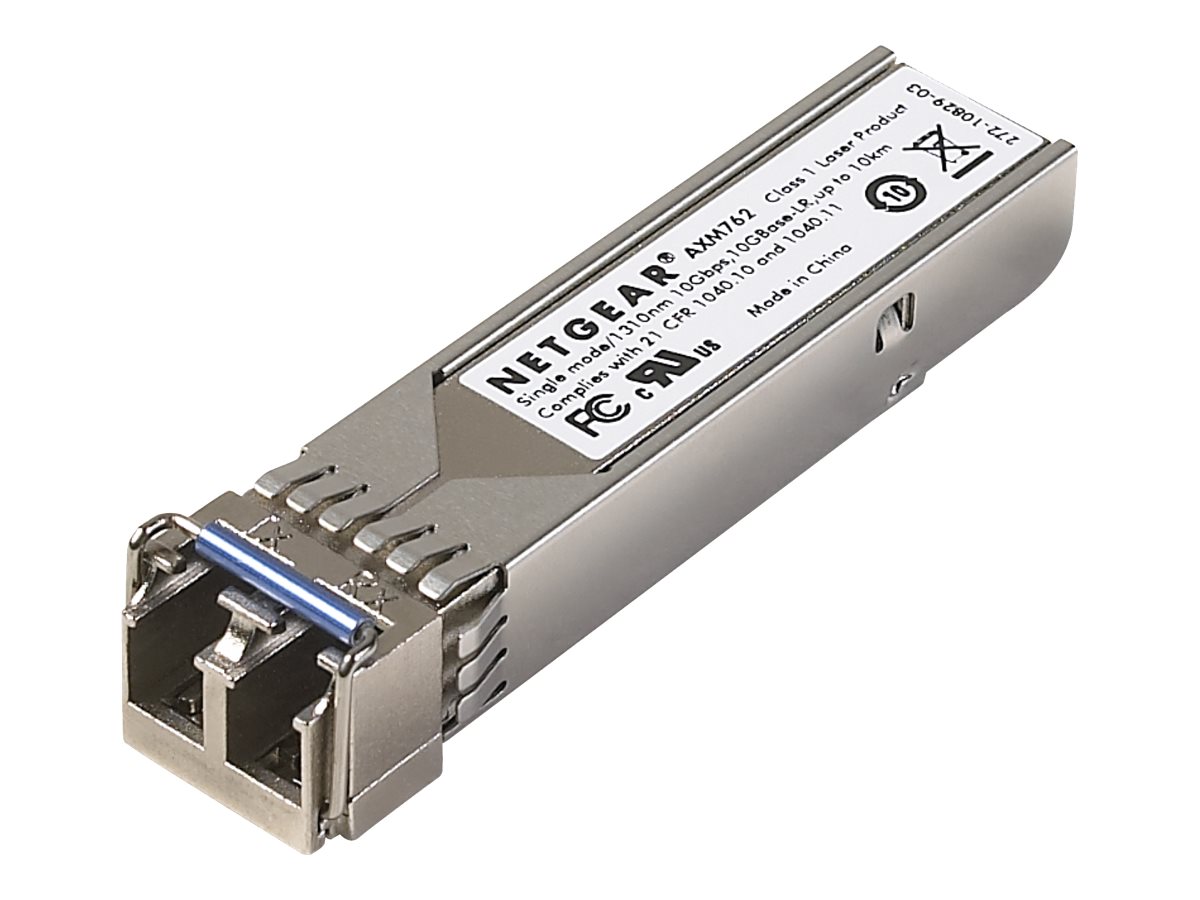 NETGEAR ProSafe AXM762 - SFP+-Transceiver-Modul - 10 GigE - 10GBase-LR - bis zu 10 km - für NETGEAR GSM7228PS, GSM7252PS, GSM732