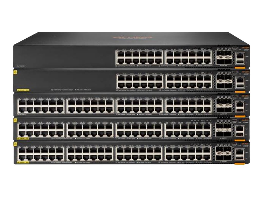 HPE Aruba 6200M 24G Class4 PoE 4SFP+ - Switch - L3 - managed - 24 x 10/100/1000 (PoE+) + 4 x 1 Gigabit / 10 Gigabit SFP+ (Uplink