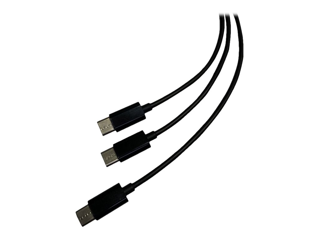 Steelplay Double Play & Charge - Lade-/Datenkabel - 24 pin USB-C mnnlich zu 24 pin USB-C mnnlich - 3 m - Schwarz - fr Sony Du