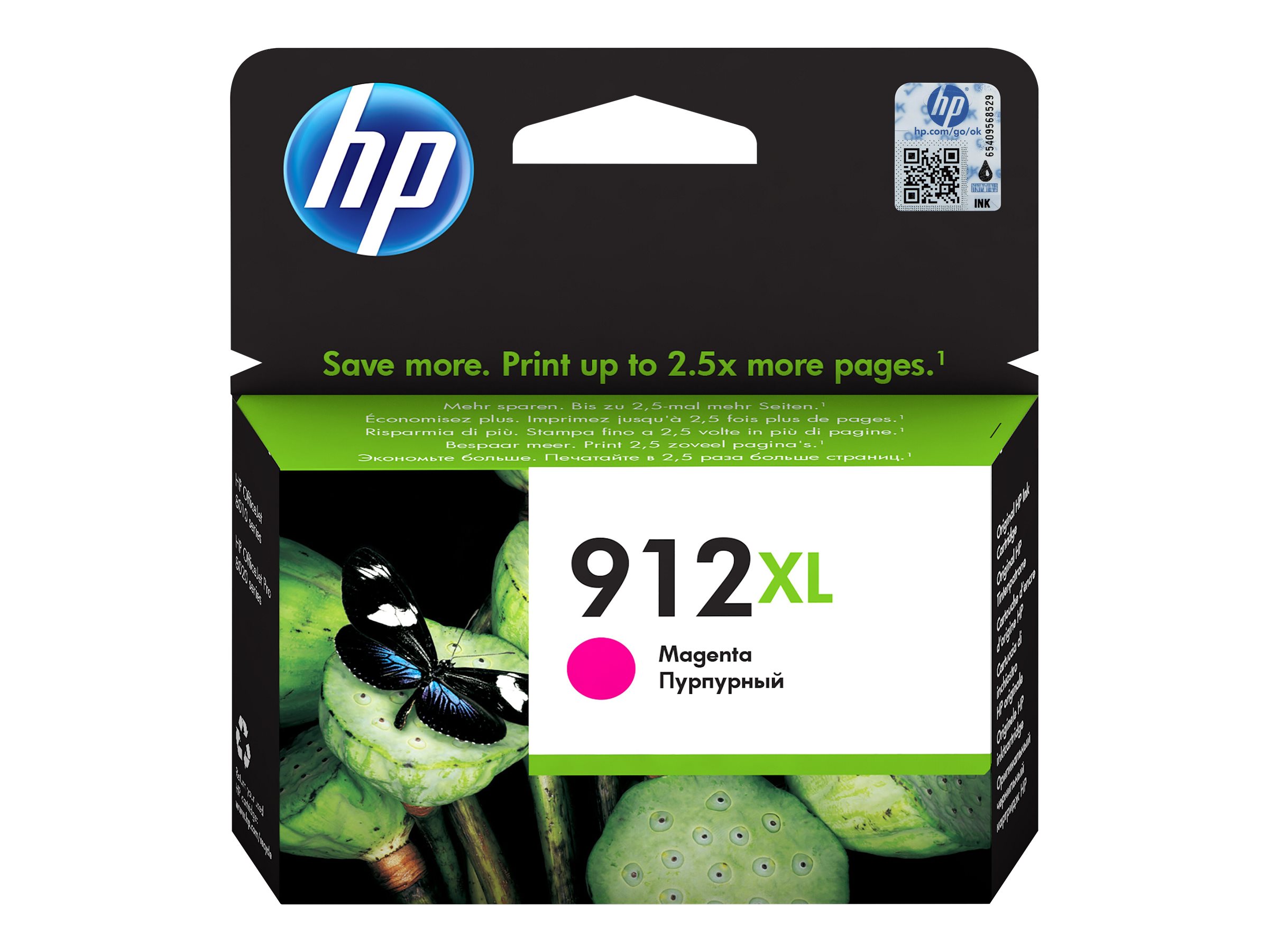 HP 912XL - 10.4 ml - Hohe Ergiebigkeit - Magenta - original - Tintenpatrone