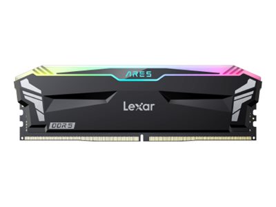 Lexar ARES RGB - DDR5 - Kit - 32 GB: 2 x 16 GB - DIMM 288-PIN - 6400 MHz / PC5-51200