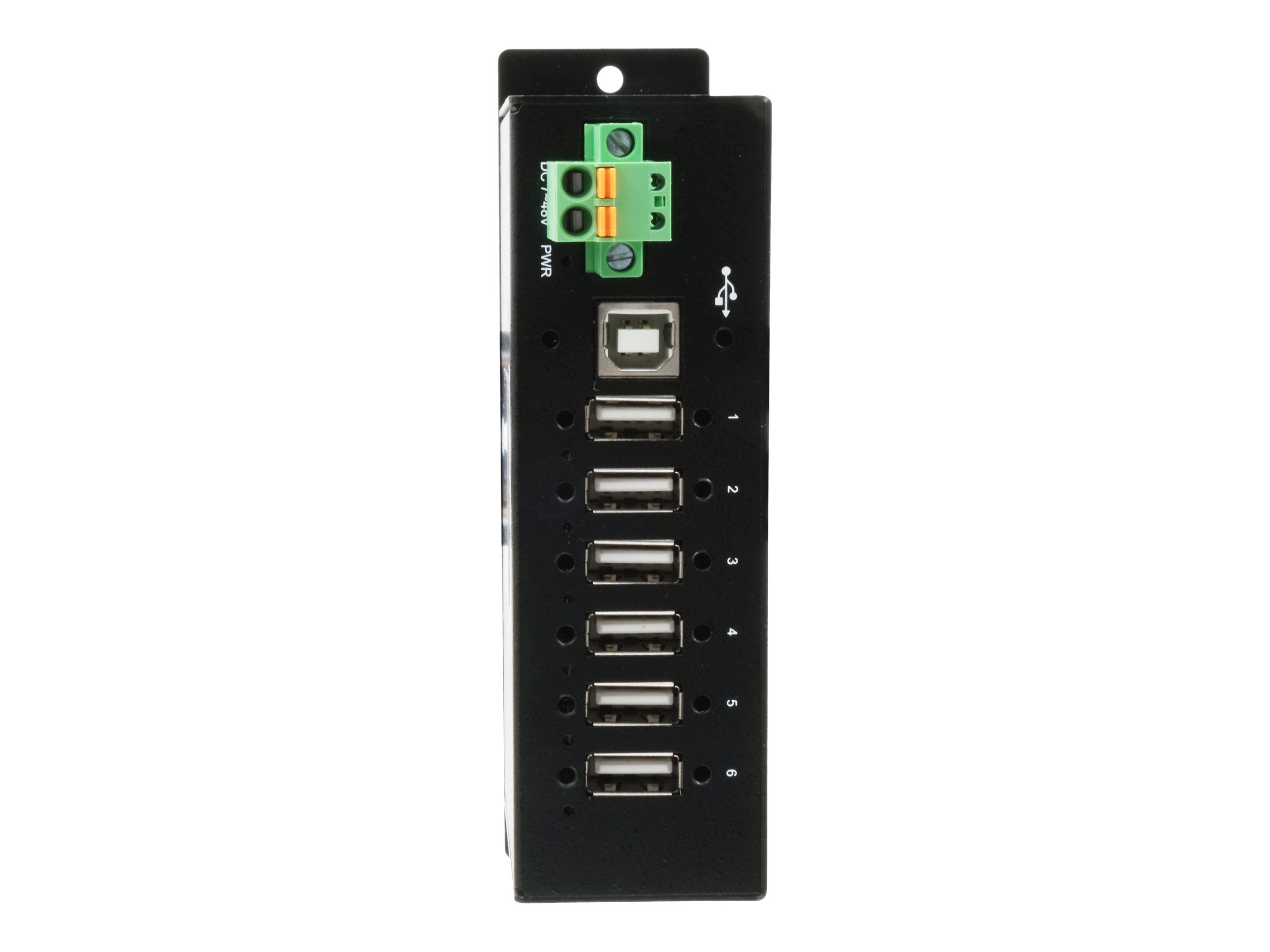 Exsys EX-1596HMVS - Hub - 6 x USB 2.0 - an DIN-Schiene montierbar