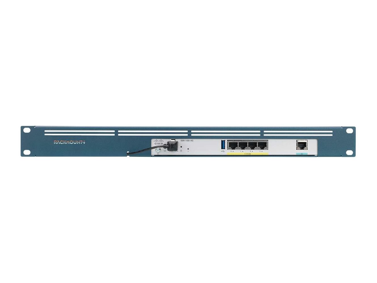 Rackmount.IT CISRACK RM-CI-T11 - Montagesatz fr Netzwerkgerte - Rack montierbar - Metallisch Blau - 1U - 48.3 cm (19