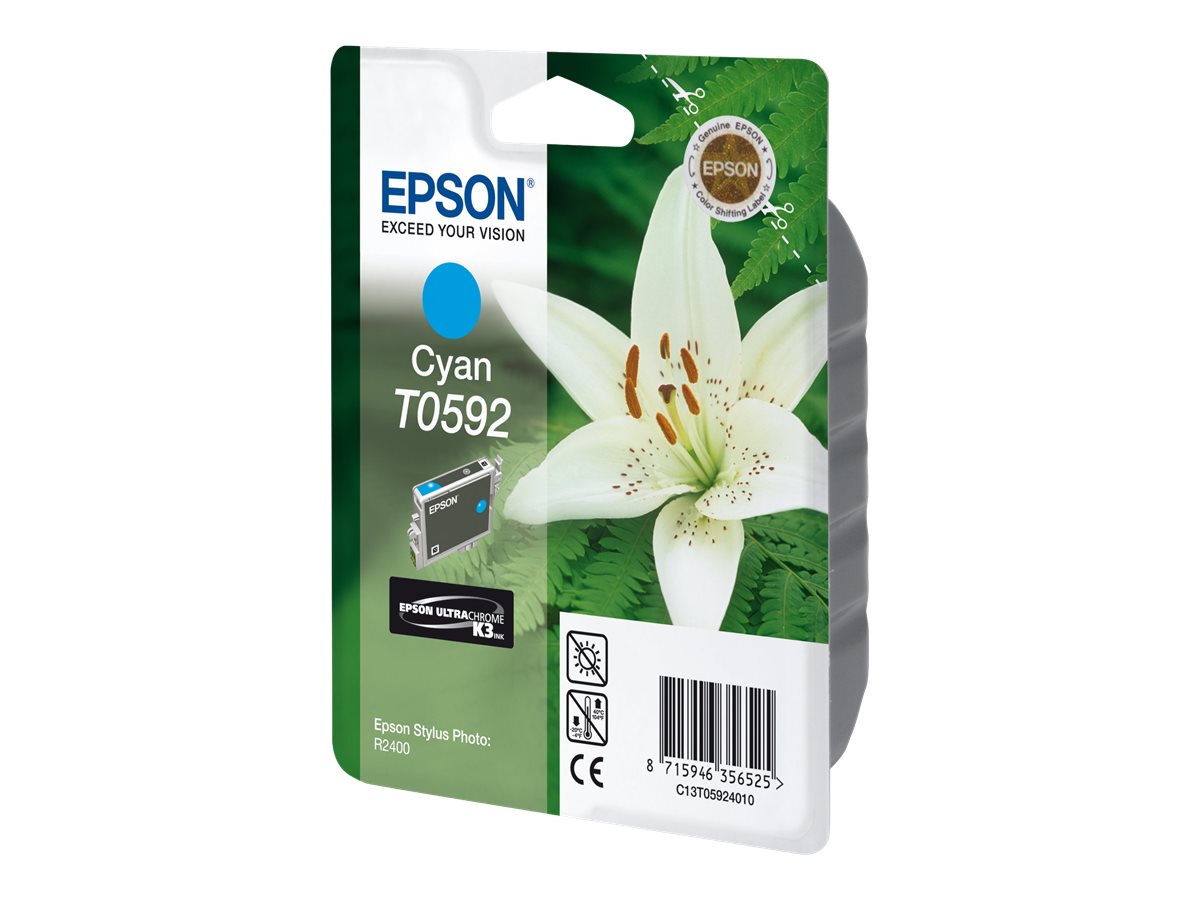 Epson T0592 - 13 ml - Cyan - Original - Blisterverpackung - Tintenpatrone