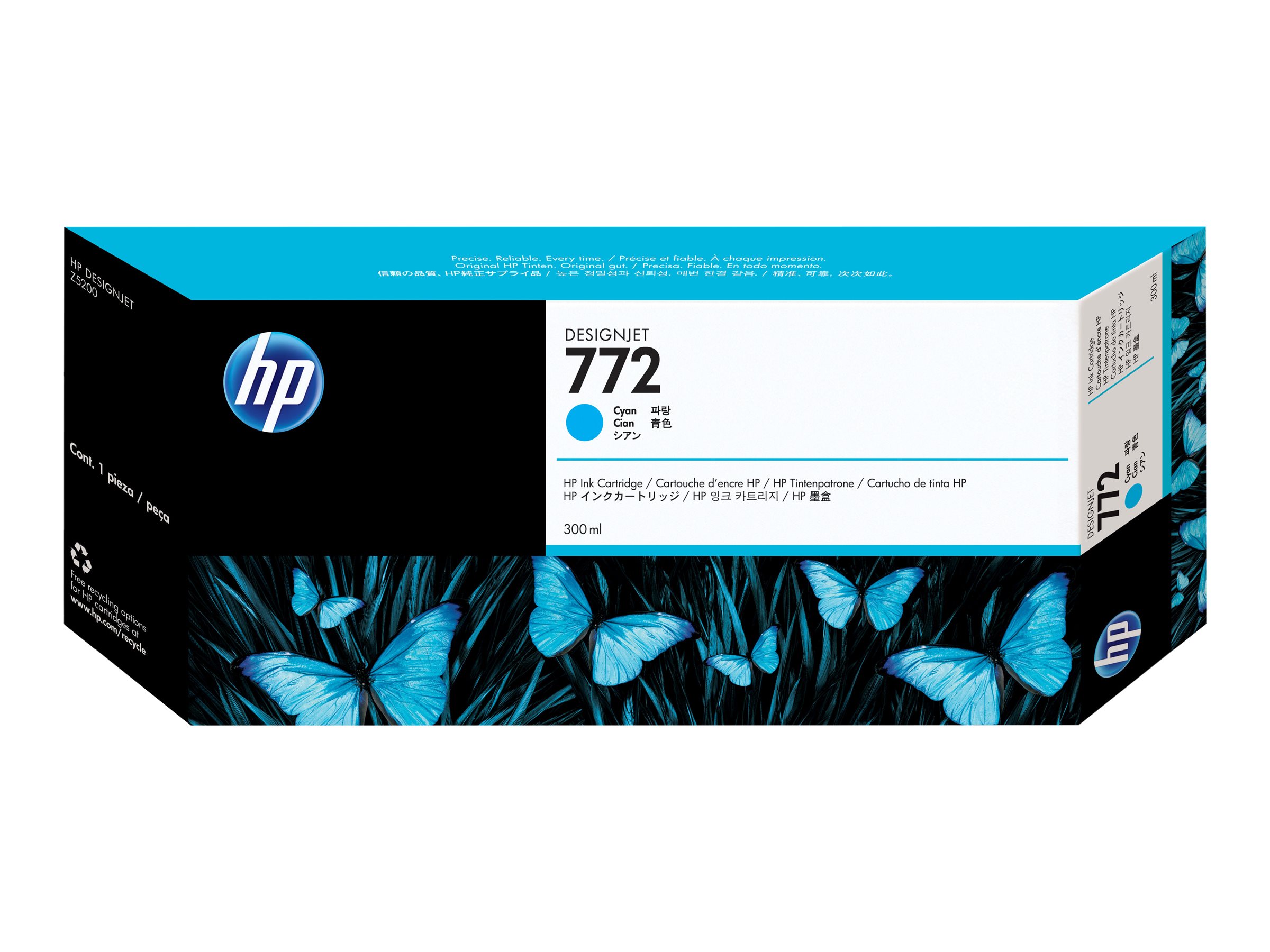 HP 772 - 300 ml - Cyan - Original - DesignJet - Tintenpatrone