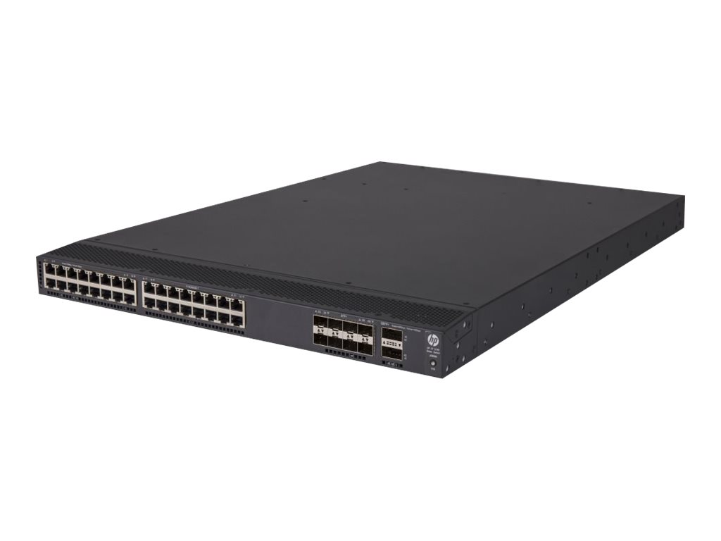 HPE FlexFabric 5700-32XGT-8XG-2QSFP+ - Switch - L3 - managed - 32 x 10GBase-T + 8 x 10 Gigabit Ethernet SFP+ / 1 Gigabit Etherne