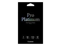 Canon Photo Paper Pro Platinum - 101.6 x 152.4 mm 50 Blatt Fotopapier - für PIXMA MG5720, MG5721, MG5722, MG6821, MG6822, MG7720