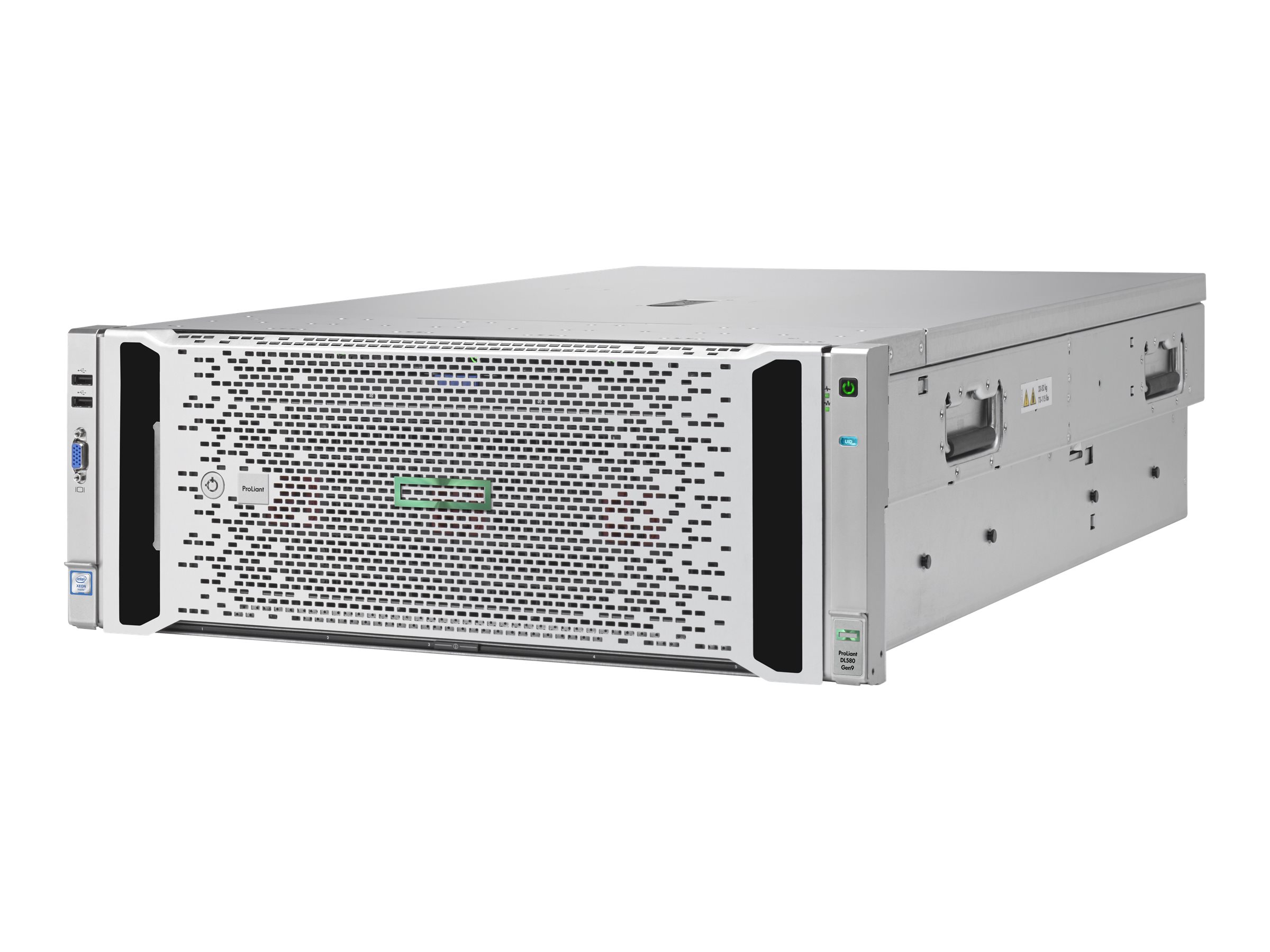 HPE ProLiant DL580 Gen9 High Performance - Server - Rack-Montage - 4U - vierweg - 4 x Xeon E7-4850V3 / 2.2 GHz
