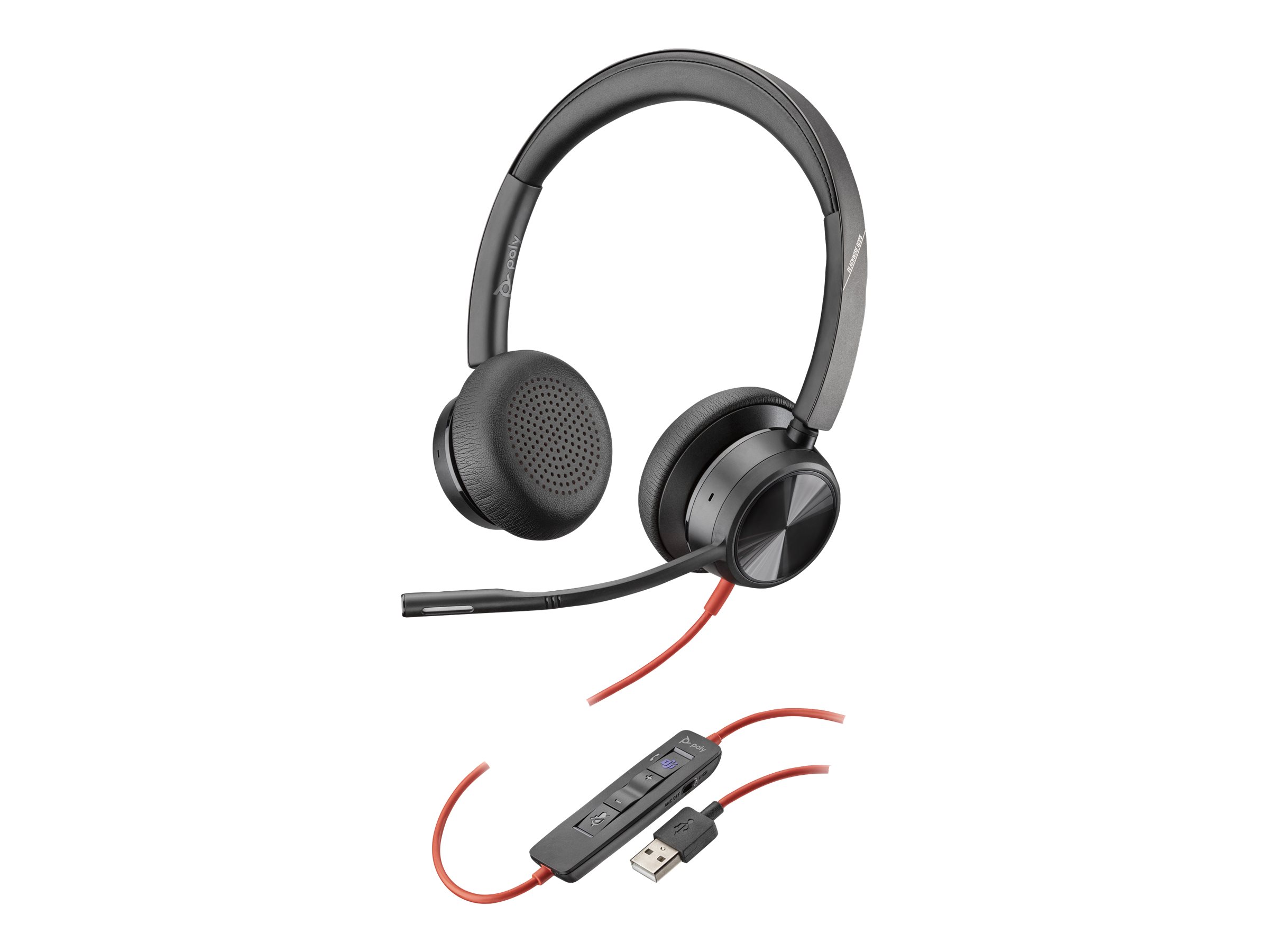 Poly Blackwire 8225-M - Blackwire 8200 series - Headset - On-Ear - kabelgebunden - aktive Rauschunterdrckung