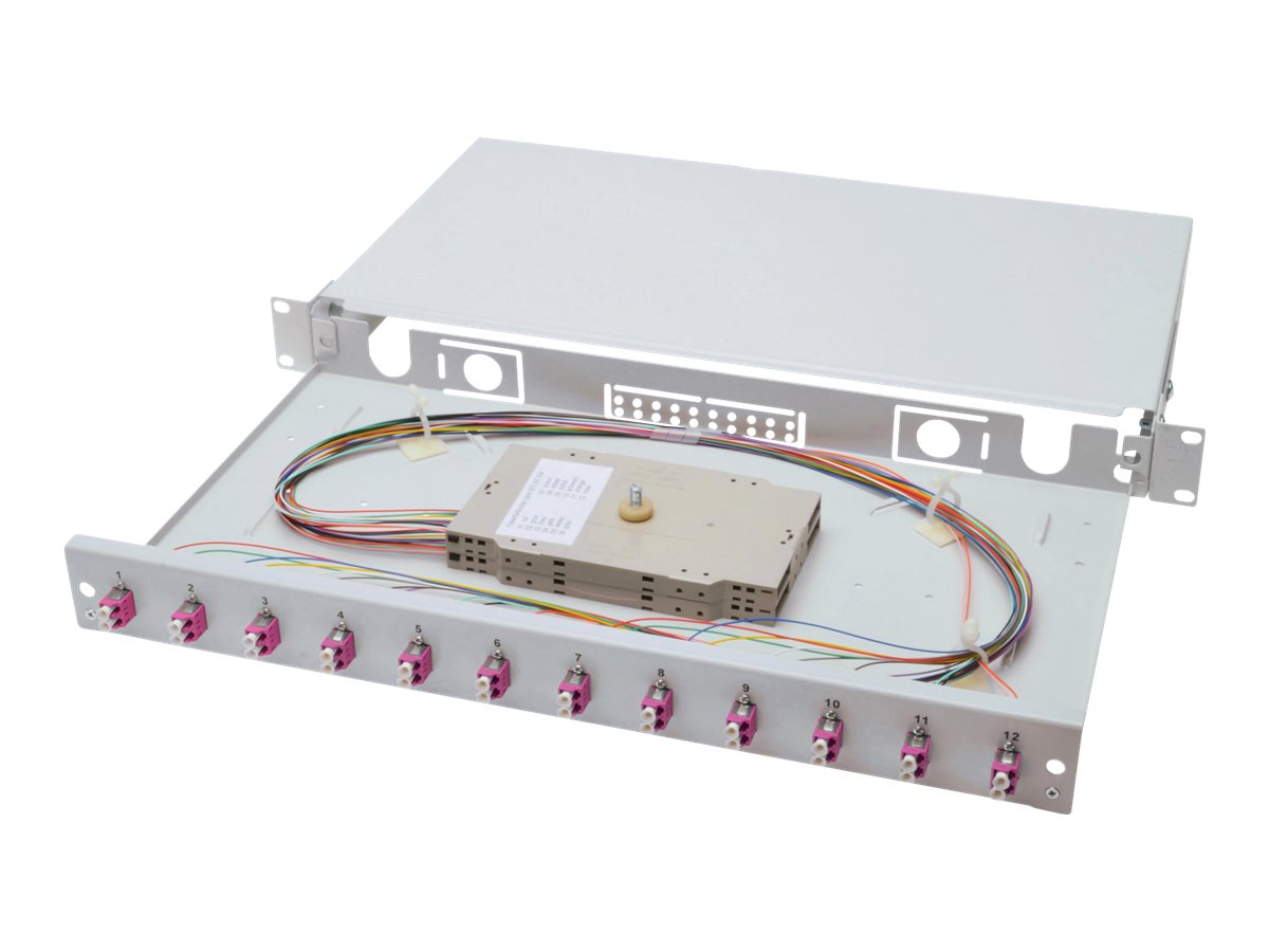 DIGITUS Professional DN-96331-4 - Glasfaserkabelkiste - LC x 24 - 1U - 48.3 cm (19