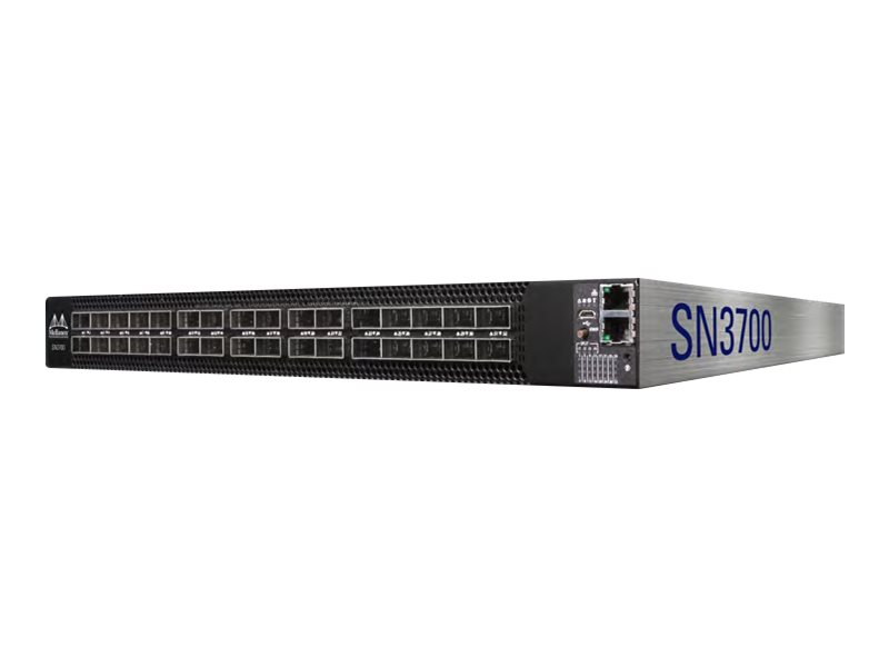 Mellanox Spectrum-2 MSN3700 - Switch - L3 - managed - 32 x 200 Gigabit QSFP56 - Luftstrom von hinten nach vorne