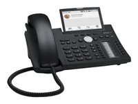 snom D385 - VoIP-Telefon - mit Bluetooth-Schnittstelle - SIP - 12 Leitungen - schwarz blau