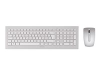 CHERRY DW 8000 - Tastatur-und-Maus-Set - kabellos - 2.4 GHz - Schweiz - weiss, Silber