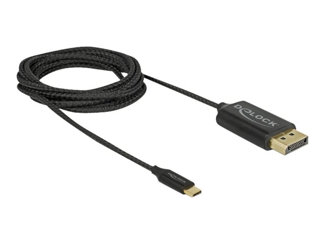 Delock - DisplayPort-Kabel - USB-C (M) zu DisplayPort (M) - DisplayPort 1.2 - 2 m - 4K Untersttzung, USB-Strom
