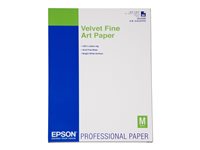 Epson Fine Art Velvet - Velvet - A2 (420 x 594 mm) 25 Blatt Kunstpapier - fr SureColor P5000, P800, SC-P10000, P20000, P5000, P