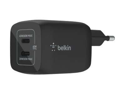 Belkin BOOST CHARGE PRO - Netzteil - PPS Technology - 65 Watt - 3.25 A - Fast Charge, PD 3.0