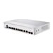 Cisco Business 350 Series 350-8P-2G - Switch - L3 - managed - 8 x 10/100/1000 (PoE+) + 2 x Kombi-SFP - an Rack montierbar