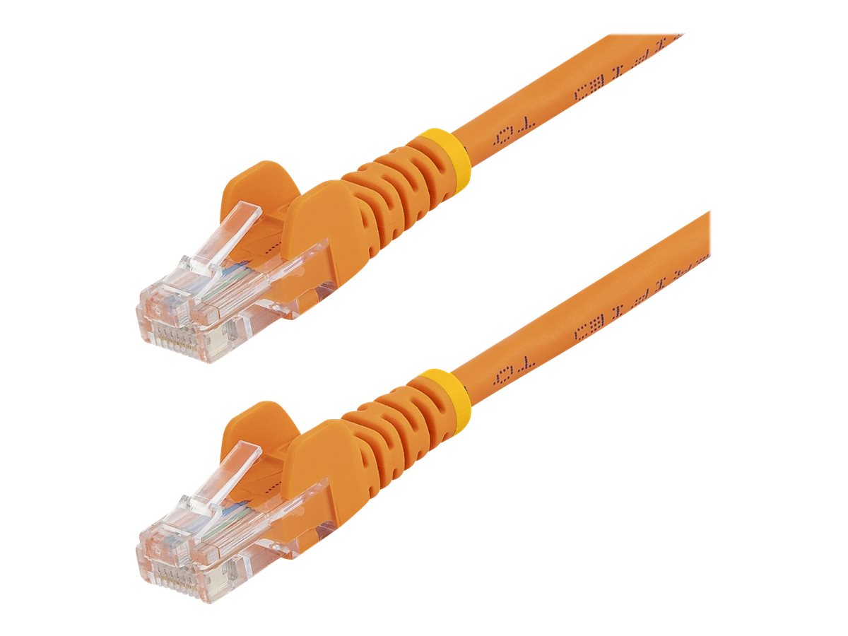 StarTech.com 5m Cat5e Ethernet Netzwerkkabel Snagless mit RJ45 - Cat 5e UTP Kabel - Orange - Patch-Kabel - RJ-45 (M) zu RJ-45 (M