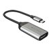 HyperDrive - Videoadapter - 24 pin USB-C mnnlich zu HDMI weiblich - Silber - Support von 8K 60 Hz, Support von 4K 144 Hz