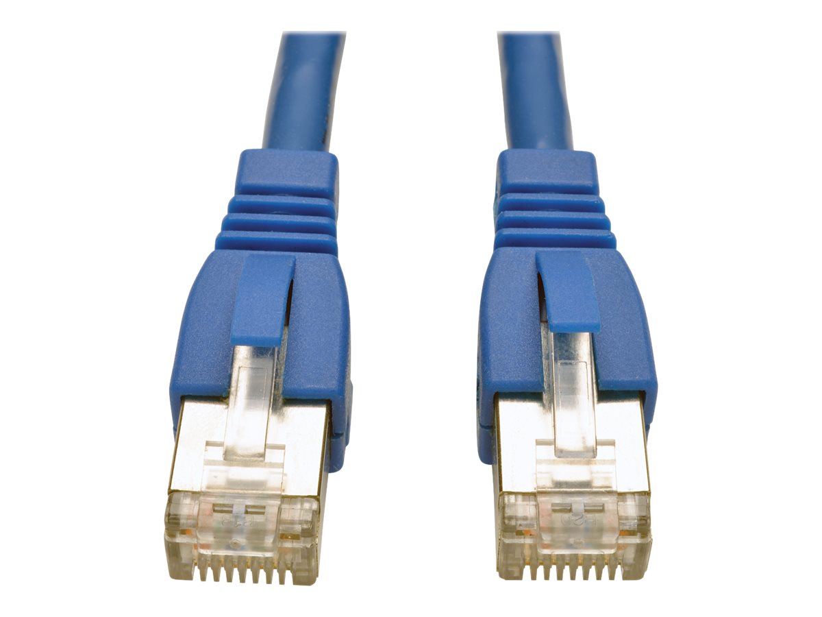 Eaton Tripp Lite Series Cat6a 10G Snagless Shielded STP Ethernet Cable (RJ45 M/M), PoE, Blue, 14 ft. (4.27 m) - Patch-Kabel - RJ