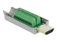 Delock - HDMI-Adapter - HDMI mnnlich zu 20-polige Klemmleiste