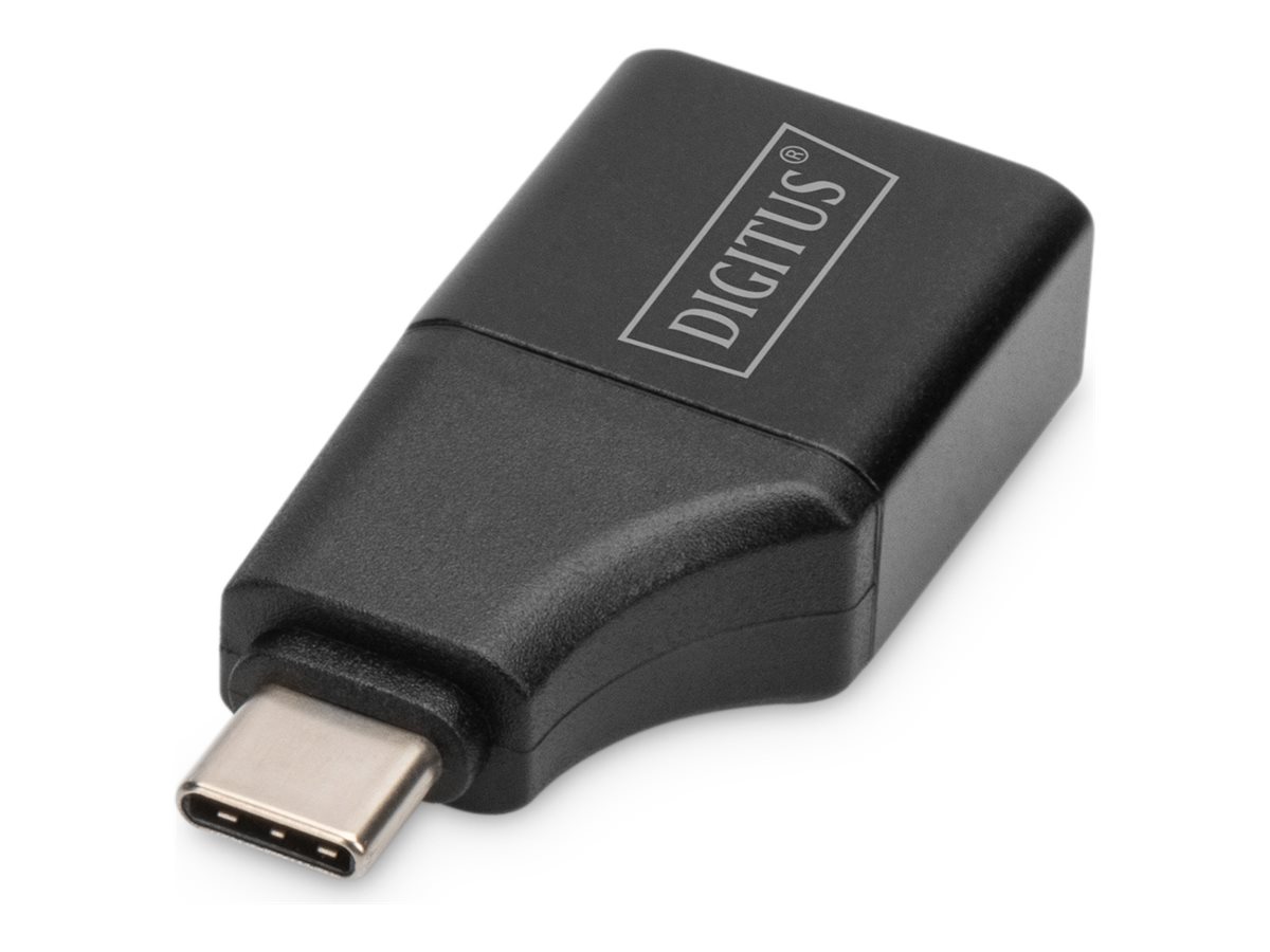 DIGITUS - Video- / Audio-Adapter - 24 pin USB-C mnnlich zu HDMI weiblich - Schwarz - untersttzt 4K 30 Hz (3840 x 2160)