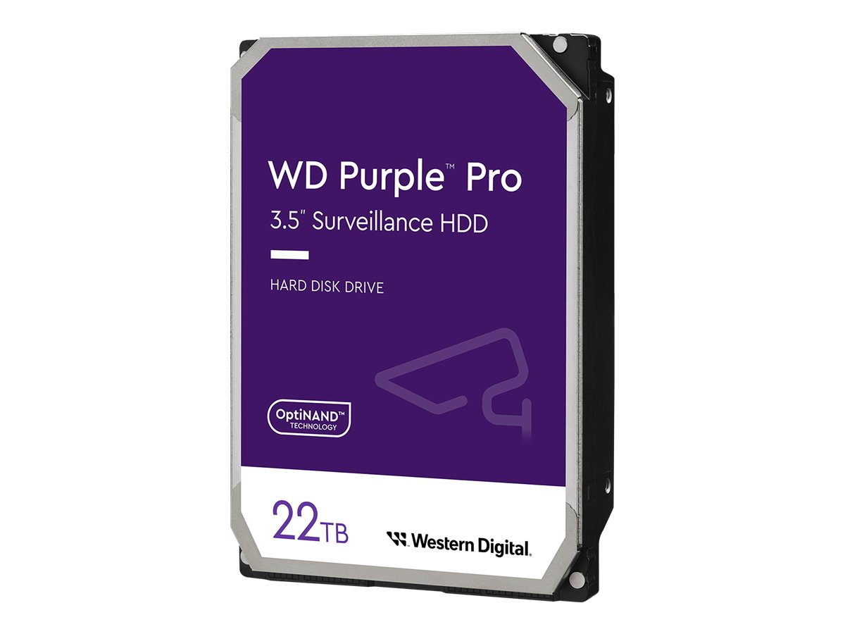 WD Purple Pro WD221PURP - Festplatte - 22 TB - Videoüberwachung, Smart Video - intern - 3.5