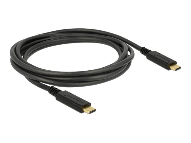 Delock - USB-Kabel - USB-C (M) zu USB-C (M) - USB 3.1 Gen 1 - 3 A - 2 m