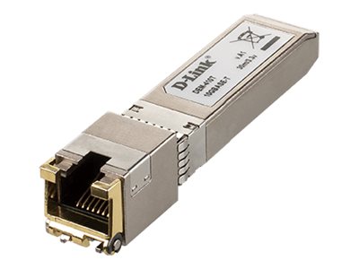 D-Link DEM 410T - SFP+-Transceiver-Modul - 10GbE - 10GBase-T - RJ-45 - bis zu 30 m