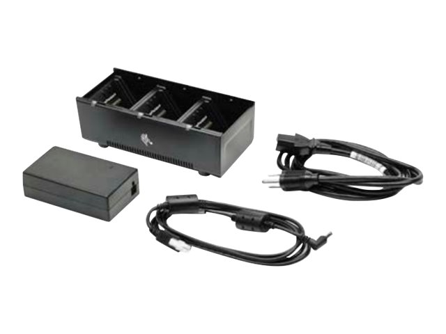 Zebra 3-Slot Battery Charger - Batterieladegert - Europa - fr ZQ500 Series ZQ510, ZQ520; ZQ600 Series ZQ610, ZQ620