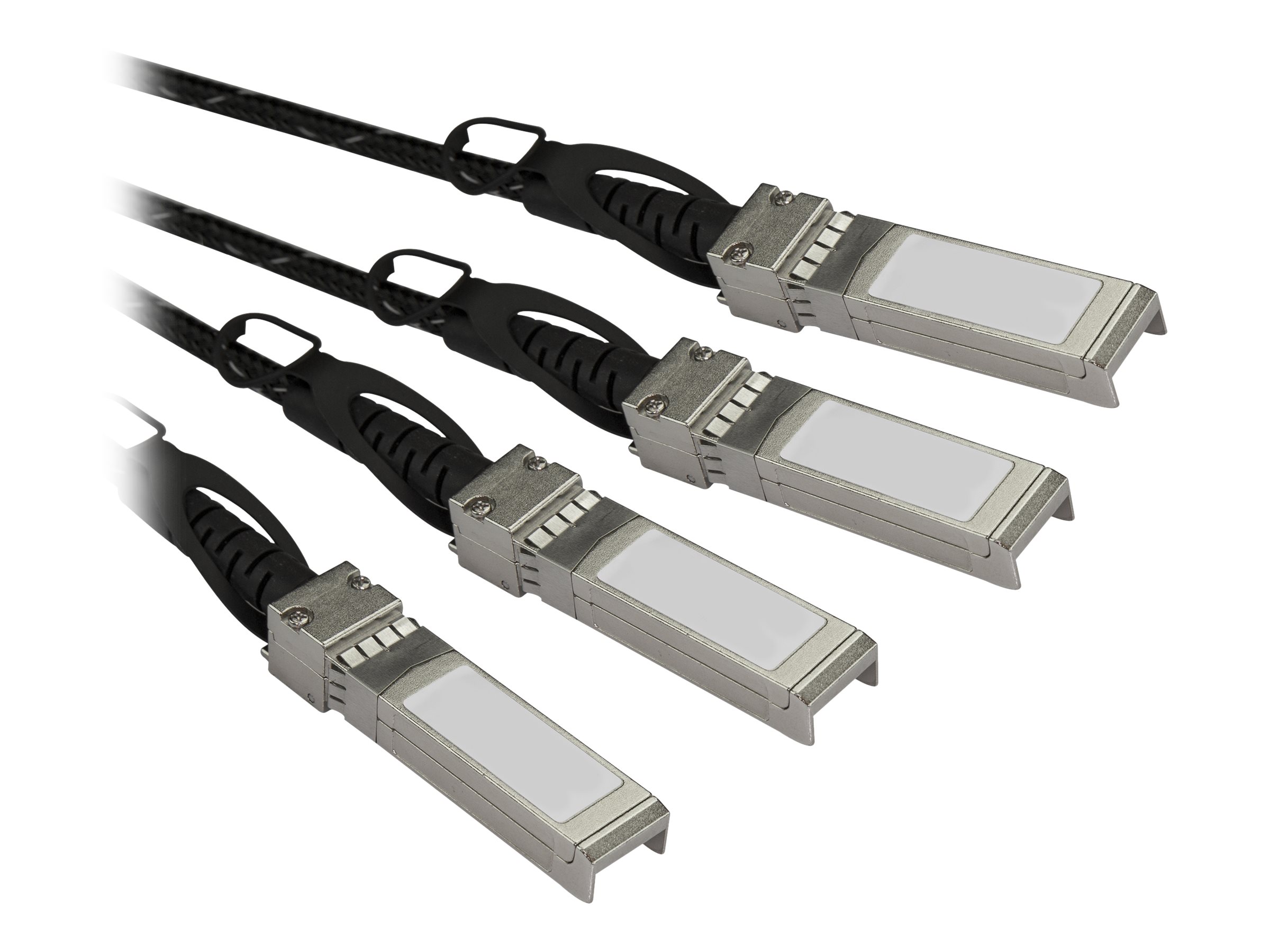 StarTech.com 3m QSFP+ Breakout Kabel - QSFP+ auf 4x SFP+ - QSFP zu SFP+ - 40G DAC Kabel - Passives Twinax Kabel - Kabelpeitsche