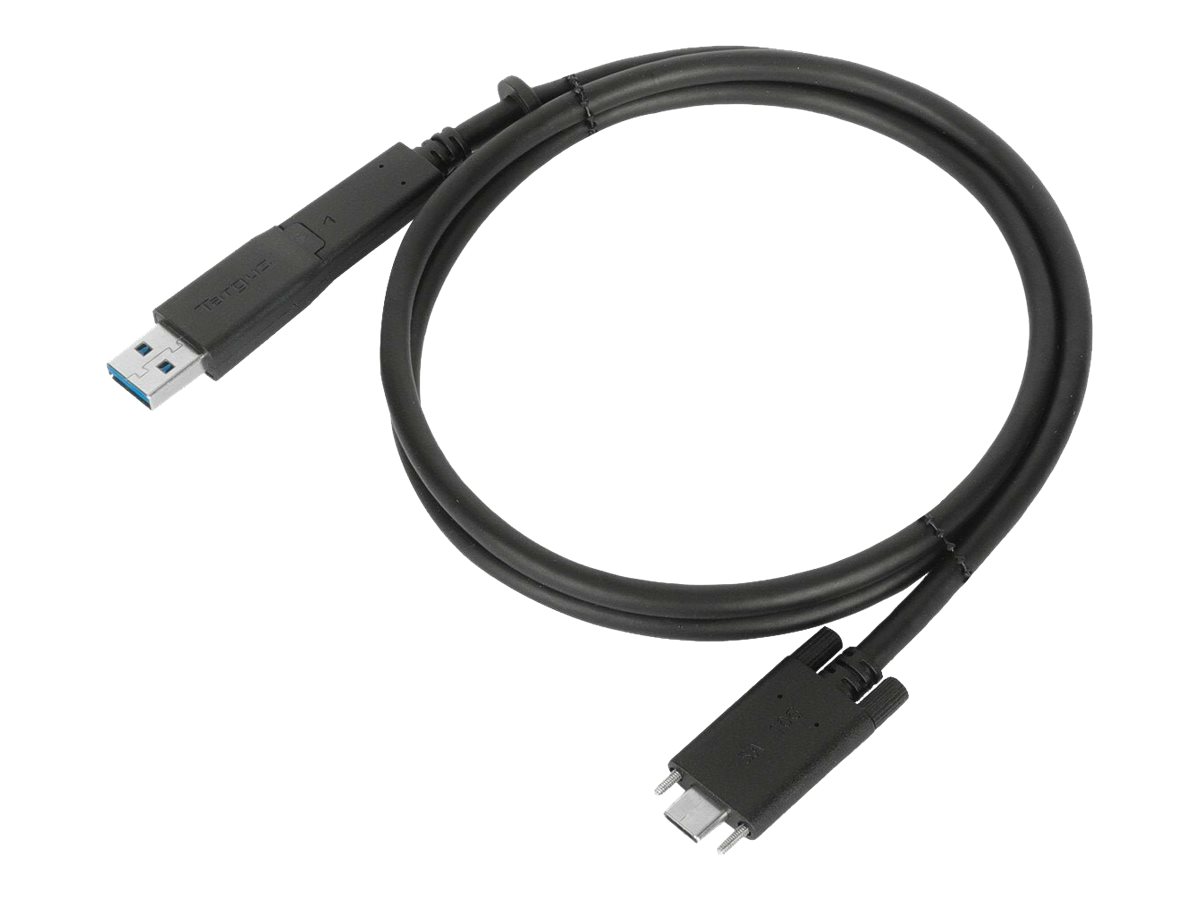 Targus - USB-Kabel-Kit - Daumenschrauben - Schwarz - fr Targus Universal, Universal DV4K, USB-C Universal QUAD 4K, USB-C Univer