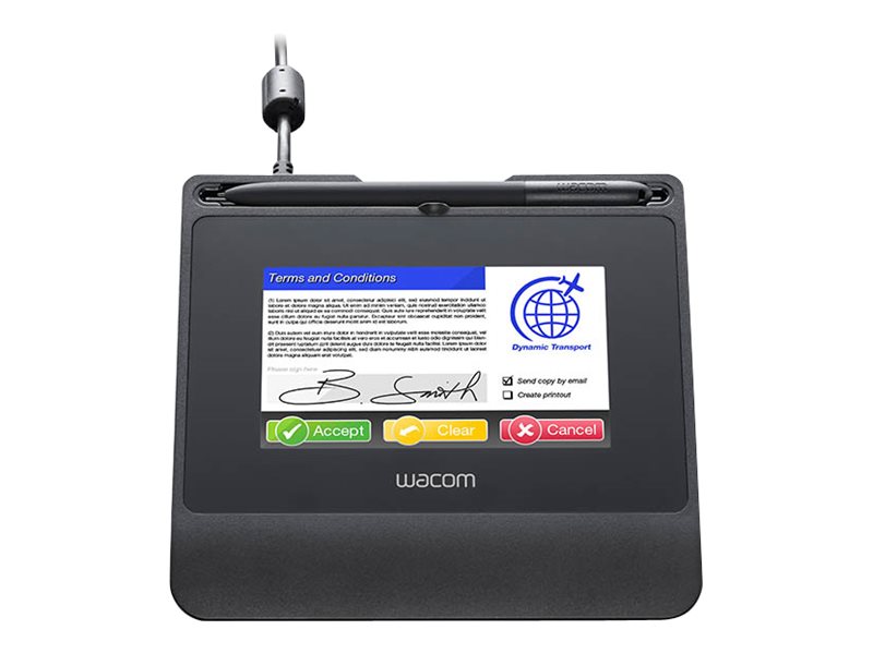 Wacom STU-540 - Unterschriften-Terminal mit LCD Anzeige - 10.8 x 6.5 cm - elektromagnetisch - kabelgebunden - seriell, USB 2.0